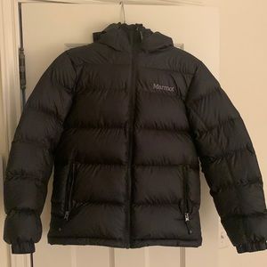 Marmot Youth L hooded puffer
